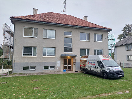 Izolace stropu zděného bytového domu ve Spělově